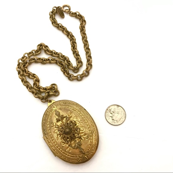 Vintage Locket Miriam Haskell Vintage Jewelry - Picture 11 of 16
